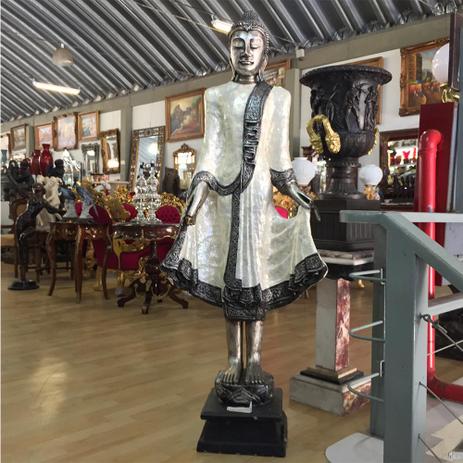 Escultura Tailandêsa com Adornos decorativos prateados - Not defined Menor preço em Escultura Tailandêsa com Adornos decorativos prateados - Not defined