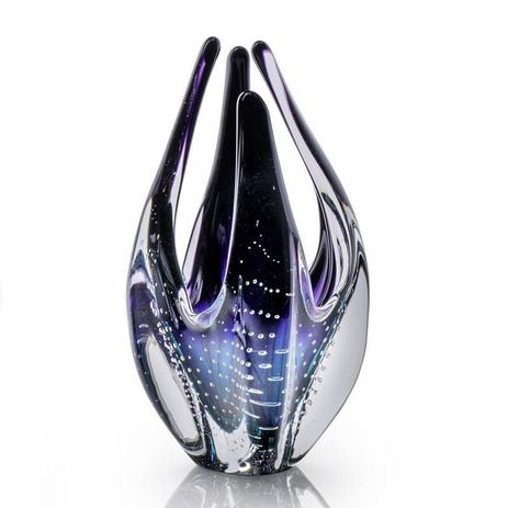 Escultura Vaso Murano Cristal Sao Marcos Preto E Esmeralda - São marcos Menor preço em Escultura Vaso Murano Cristal Sao Marcos Preto E Esmeralda - São marcos