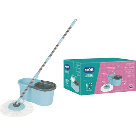 Esfregão mop limpesa prática 13 litros - mor Menor preço em Esfregão mop limpesa prática 13 litros - mor