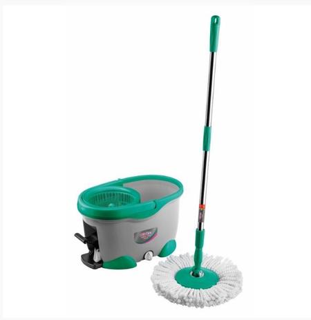 Esfregão Mop Noviça com Balde Twister Turbo 17 Litros - Bettanin Menor preço em Esfregão Mop Noviça com Balde Twister Turbo 17 Litros - Bettanin