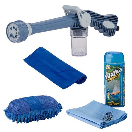 Esguicho 8 spray + luva automotiva + toalha mágica e Micro - Vendasshop utensílios limpeza Menor preço em Esguicho 8 spray + luva automotiva + toalha mágica e Micro - Vendasshop utensílios limpeza