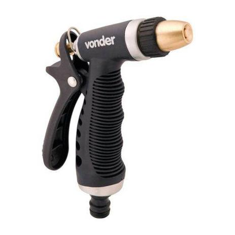 Esguicho metálico para jardim tipo pistola EP 217 Vonder Preto Menor preço em Esguicho metálico para jardim tipo pistola EP 217 Vonder Preto
