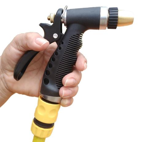 Esguicho Pistola Vonder Para Mangueira 1/2 Com Engate Giratório e Conector para Torneira Menor preço em Esguicho Pistola Vonder Para Mangueira 1/2 Com Engate Giratório e Conector para Torneira