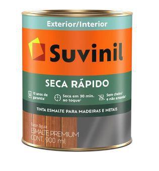 ESMALTE BASE ÁGUA SECA RÁPIDO BRANCO BRILHANTE 900ml - SUVINIL Menor preço em ESMALTE BASE ÁGUA SECA RÁPIDO BRANCO BRILHANTE 900ml - SUVINIL