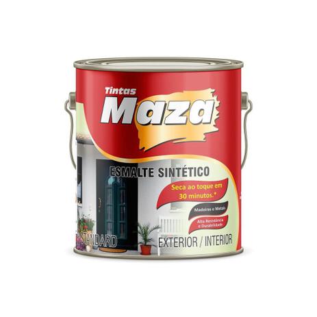 Esmalte Sintético Brilhante Branco 3,6 Litros - Maza Menor preço em Esmalte Sintético Brilhante Branco 3,6 Litros - Maza