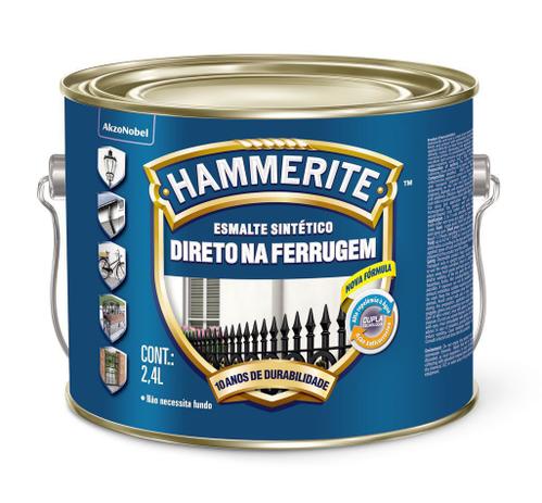 Esmalte Sintético Hammerite Direto na Ferrugem Branco 2,4L - CORAL Menor preço em Esmalte Sintético Hammerite Direto na Ferrugem Branco 2,4L - CORAL