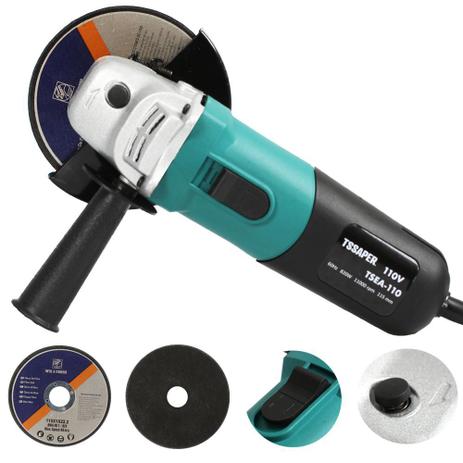 Esmerilhadeira angular 115mm Tssaper TSEA Menor preço em Esmerilhadeira angular 115mm Tssaper TSEA