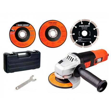 Esmerilhadeira angular 4 1/2” 820w 220v G720K12 Black+Decker - Black e decker Menor preço em Esmerilhadeira angular 4 1/2” 820w 220v G720K12 Black+Decker - Black e decker