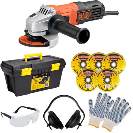 Esmerilhadeira Black Decker 650W C/Maleta Stanley e EPI 220v - Black decker Menor preço em Esmerilhadeira Black Decker 650W C/Maleta Stanley e EPI 220v - Black decker