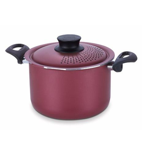 Espagueteira Alumínio Antiaderente Paris Tramontina 4,5L Vermelho Menor preço em Espagueteira Alumínio Antiaderente Paris Tramontina 4,5L Vermelho
