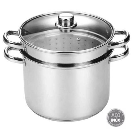 Espagueteira e Caçarola 2 Em 1 Aço Inox 4,3 Litros com Tampa Vidro - Ipe cozinhas Menor preço em Espagueteira e Caçarola 2 Em 1 Aço Inox 4,3 Litros com Tampa Vidro - Ipe cozinhas