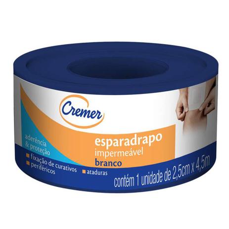 Esparadrapo impermeável branco cremer Menor preço em Esparadrapo impermeável branco cremer