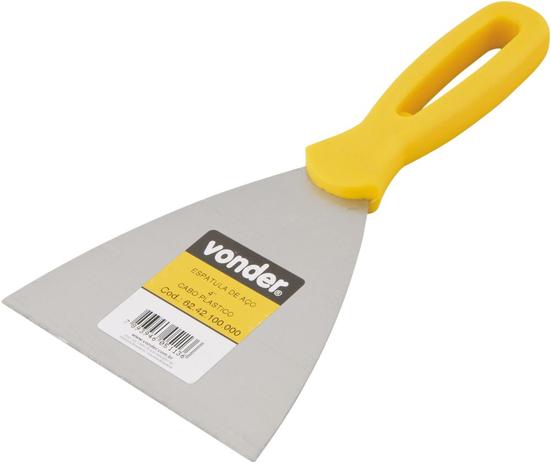 Espátula betumadeira aço carbono 3” 8cm cabo plástico - Vonder Menor preço em Espátula betumadeira aço carbono 3” 8cm cabo plástico - Vonder