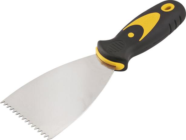 Espátula betumadeira aço carbono 5” 12,7cm cabo pvc anatômico - Vonder Menor preço em Espátula betumadeira aço carbono 5” 12,7cm cabo pvc anatômico - Vonder