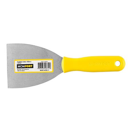 Espátula de Inox Cálice 80Mm Cabo de Pvc Momfort Menor preço em Espátula de Inox Cálice 80Mm Cabo de Pvc Momfort