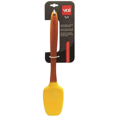 Espátula de Silicone Grande Amarelo e Cabo de Bambu Yoi Tyft 8108010093 é ruim? Espátula de Silicone Grande Amarelo e Cabo de Bambu Yoi Tyft 8108010093 é boa?