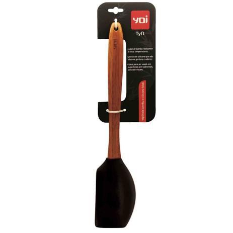 Espátula Grande de Silicone Preta e Cabo de Bambu Yoi Tyft 8108010118 é boa?
