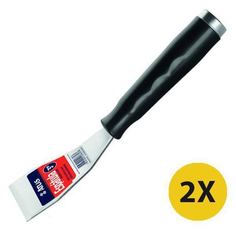Espatula Massa Gesso Aço Inox Angular 3” Atlas- 2 Unidades Menor preço em Espatula Massa Gesso Aço Inox Angular 3” Atlas- 2 Unidades