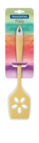 Espátula Perfurada Amarela Nylon e Silicone Matiz Tramontina 63819391 Menor preço em Espátula Perfurada Amarela Nylon e Silicone Matiz Tramontina 63819391