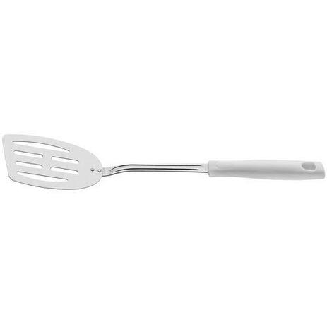 Espátula Perfurada Inox Branca Linha Easy Tramontina Menor preço em Espátula Perfurada Inox Branca Linha Easy Tramontina