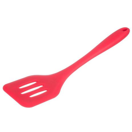 Espátula Perfurada Silicone Utensílio Cozinha Vermelho 29 cm - Weck Menor preço em Espátula Perfurada Silicone Utensílio Cozinha Vermelho 29 cm - Weck