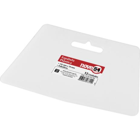 Espátula plástica 135 x 70 mm pacote com 12 peças - Nove54 Menor preço em Espátula plástica 135 x 70 mm pacote com 12 peças - Nove54