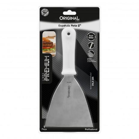 Espátula Reta em Aço Inox com Cabo em PP 5” 12,7cm Linha Premium SL0353 - Original é ruim? Espátula Reta em Aço Inox com Cabo em PP 5” 12,7cm Linha Premium SL0353 - Original é boa?