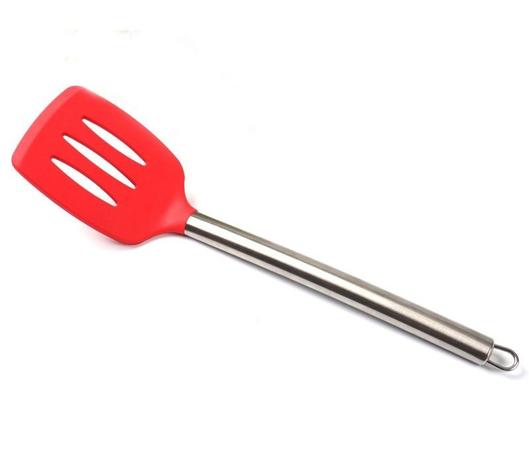 Espátula Reta em Silicone Cabo Inox - 35 cm - Utifácil Menor preço em Espátula Reta em Silicone Cabo Inox - 35 cm - Utifácil