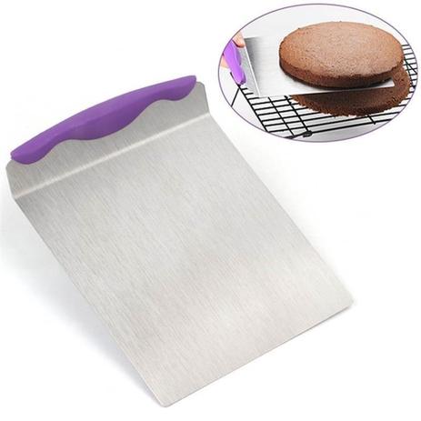 Espatula salva bolo base elevadora em aço inox - Cake lifter Menor preço em Espatula salva bolo base elevadora em aço inox - Cake lifter