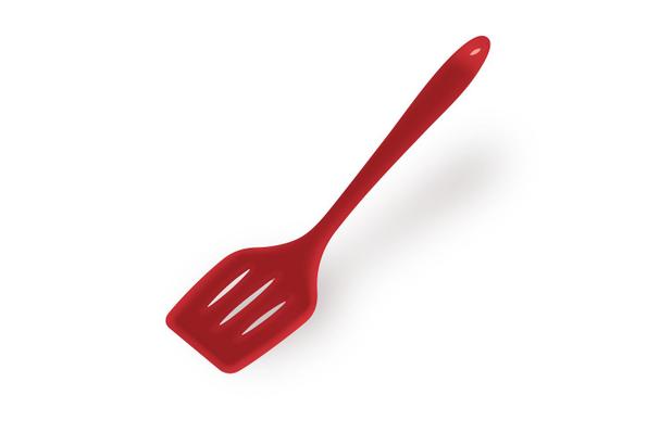 Espátula Vazada de Silicone GetSpace - Vermelha Menor preço em Espátula Vazada de Silicone GetSpace - Vermelha