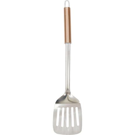 Espátula Vazada Inox com Cabo Plástico Casa do Chef Menor preço em Espátula Vazada Inox com Cabo Plástico Casa do Chef