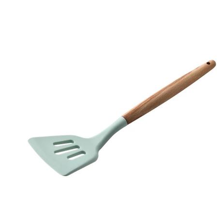 Espátula Vazada para Cozinha de Silicone e madeira Mint - DD Group Menor preço em Espátula Vazada para Cozinha de Silicone e madeira Mint - DD Group