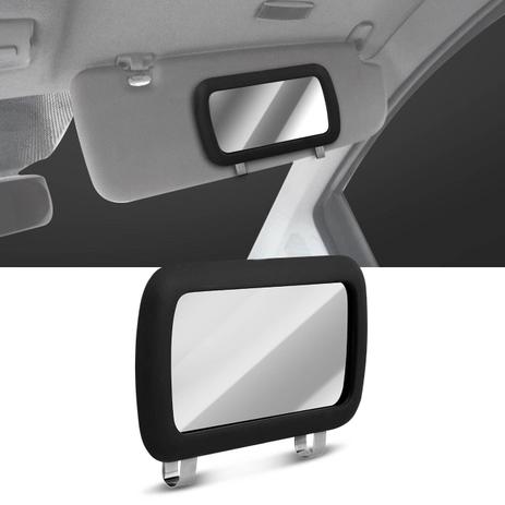 Espelho Automotivo Quebra Sol Preto Universal Excelente Acabamento - Serauto Menor preço em Espelho Automotivo Quebra Sol Preto Universal Excelente Acabamento - Serauto