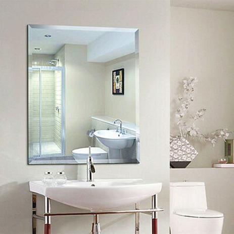 Espelho Bisotê Multiuso Decorativo Vidro 40x60 Com Suporte - Cebrace Menor preço em Espelho Bisotê Multiuso Decorativo Vidro 40x60 Com Suporte - Cebrace