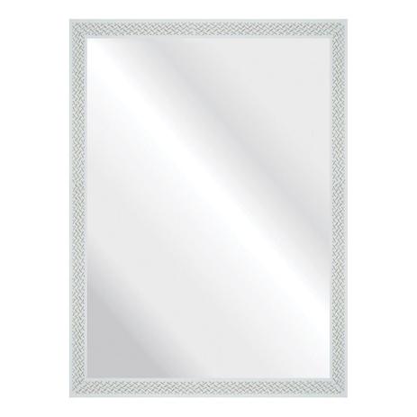 Espelho Branco Riscado 57x77cm - Kapos Menor preço em Espelho Branco Riscado 57x77cm - Kapos