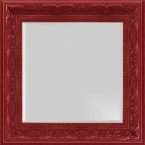 Espelho Decorativo com Bisotê Vermelho Retrô - Decore pronto é ruim? Espelho Decorativo com Bisotê Vermelho Retrô - Decore pronto é boa?