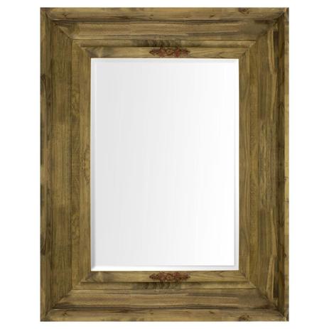 Espelho Decorativo com Moldura Rústica com Apliques Vermelhos - Decore pronto Menor preço em Espelho Decorativo com Moldura Rústica com Apliques Vermelhos - Decore pronto