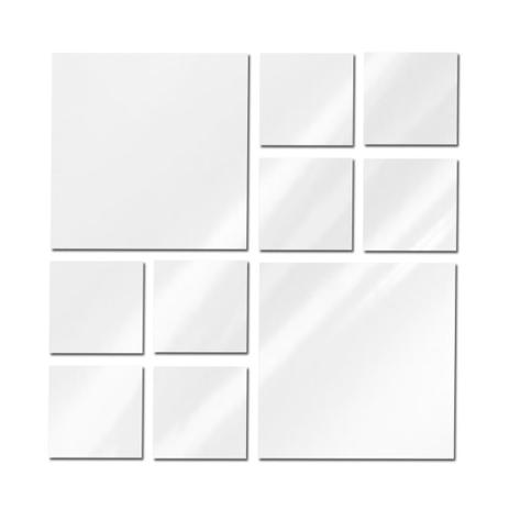 Espelho Decorativo de Vidro Kit de Quadrados Personalizáveis 70 x 70 cm - Decoramix é boa?