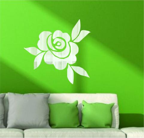 Espelho Decorativo em Acrílico - Mod. Flor 01 AFLMIX Menor preço em Espelho Decorativo em Acrílico - Mod. Flor 01 AFLMIX