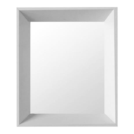 Espelho Moldura Madeira Lisa Fundo 16184 Branco Art Shop Menor preço em Espelho Moldura Madeira Lisa Fundo 16184 Branco Art Shop
