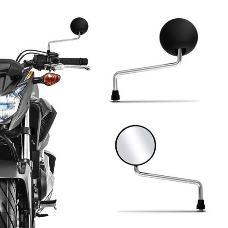 Espelho Par Retrovisor Moto DT 200 Haste Cromada Mini Toda Honda - Dagonstin Menor preço em Espelho Par Retrovisor Moto DT 200 Haste Cromada Mini Toda Honda - Dagonstin