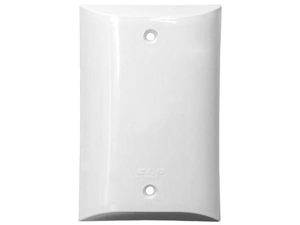 Espelho Placa Sem Furo Cego Para Tomada Interruptor Branca - Flp Menor preço em Espelho Placa Sem Furo Cego Para Tomada Interruptor Branca - Flp