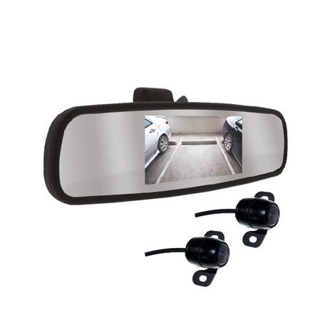 Espelho Retrovisor 4.3 POL. Roadstar Camera RE Traseira e Frontal - Roadstar brasil Menor preço em Espelho Retrovisor 4.3 POL. Roadstar Camera RE Traseira e Frontal - Roadstar brasil