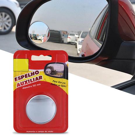 Espelho Retrovisor Auxiliar Convexo Ponto Cego Universal 50mm Cinza Acabamento Perfeito - Serauto Menor preço em Espelho Retrovisor Auxiliar Convexo Ponto Cego Universal 50mm Cinza Acabamento Perfeito - Serauto