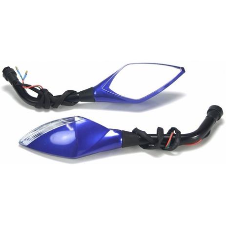 Espelho Retrovisor Sport Com Leds Azul (Par) Universal Bering Menor preço em Espelho Retrovisor Sport Com Leds Azul (Par) Universal Bering