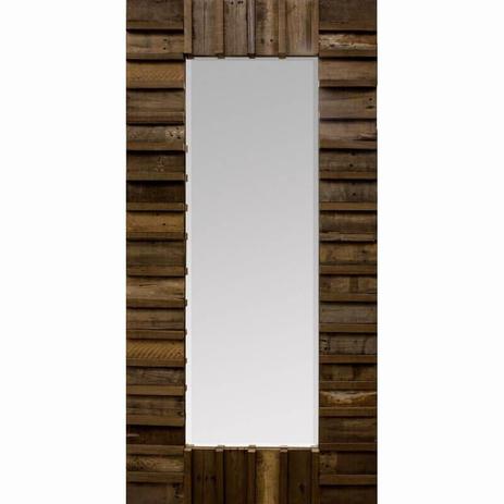 Espelho Rústico Marrom Espelho com Bisotê 96x146cm - Decore pronto Menor preço em Espelho Rústico Marrom Espelho com Bisotê 96x146cm - Decore pronto