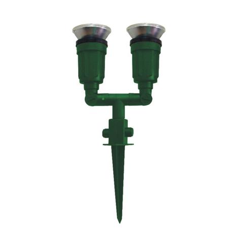 Espeto de Jardim Duplo para Lâmpada PAR e LED - DNI 6007 - Key West Menor preço em Espeto de Jardim Duplo para Lâmpada PAR e LED - DNI 6007 - Key West