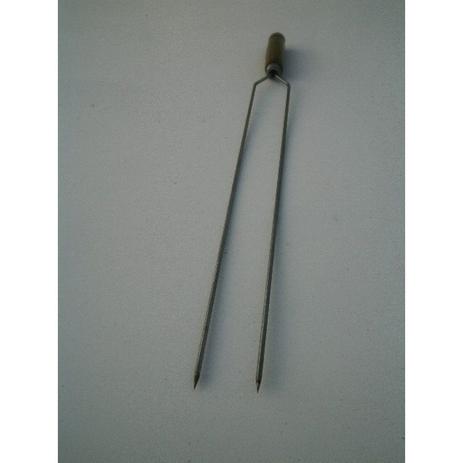 Espeto duplo de inox 85cm de comprimento x 4,5mm de espessura - Arteinoxx Menor preço em Espeto duplo de inox 85cm de comprimento x 4,5mm de espessura - Arteinoxx