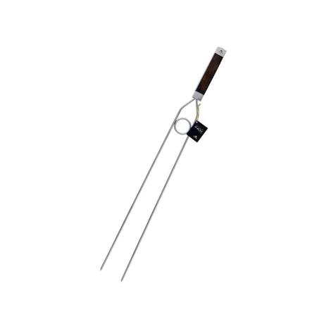 Espeto Inox 85Cm Duplo GR0561 Grilazer Menor preço em Espeto Inox 85Cm Duplo GR0561 Grilazer