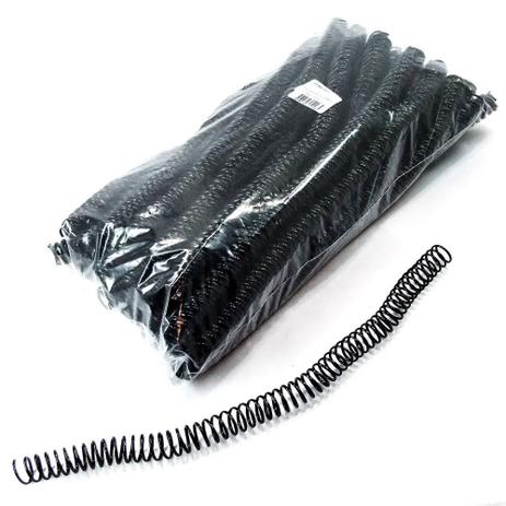 Espiral Plástico Preto 14 mm OfficePlast p/85 Folhas Pct c/100 un Menor preço em Espiral Plástico Preto 14 mm OfficePlast p/85 Folhas Pct c/100 un